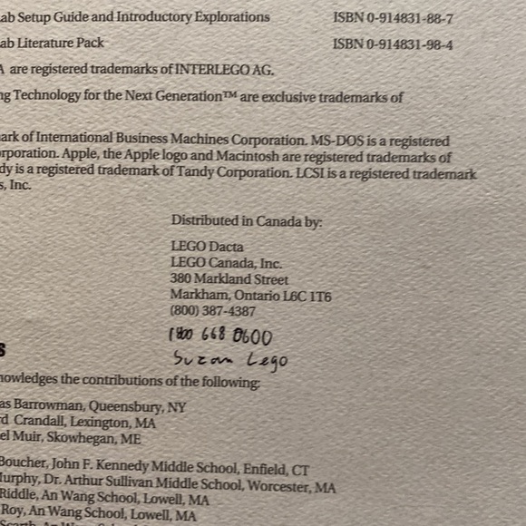 Lego Dacta Control Lab Setup Guide and  Technology Investigation and Invention - Picture 12 of 14